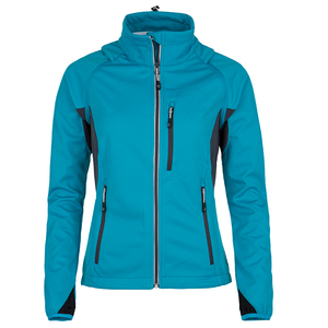 Women's Best Quality Black Fleece <b>Jacket</b> Full Sleeve Stand Collar Zipper Closure Windproof Autumn Wear Breathable - Product Image 3