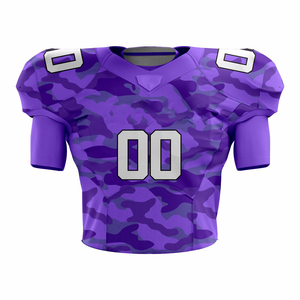 High Quality Custom Made American Football Uniform Breathable Best Selling Price Short Sleeve V Neck American Football Uniform - Product Image 3