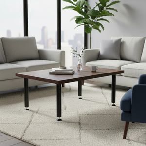 Metal Furniture <b>Legs</b> with Easy Installation 16 inch Iron Desk <b>Legs</b> Coffee Table Base DIY Furniture OEM Vietnam EDPTBL026 - Product Image 2