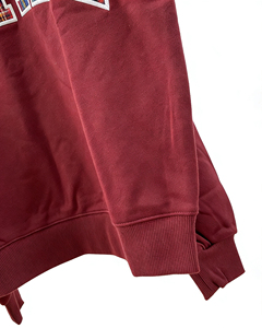 Women's Embroidery Color Block Letter Cotton Sweatshirt Mockneck <b>Long</b> <b>Sleeve</b> Pullover <b>Tops</b> - Product Image 4