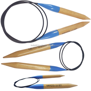 Agujas de tejer circulares de madera de primera calidad, calidad consistente, acabado duradero y rendimiento confiable para suministro al por menor y al por mayor. - Product Image 2
