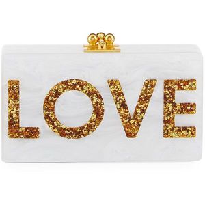 Bolso de Mano de Diseño para Mujer, Elegante Accesorio de Noche Hecho de Resina y Cristal - Product Image 1