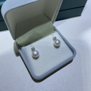 Boucles d'oreilles Dabalok de style papillon en gros de Zhuji, argent 925, perle d'eau douce, bijoux élégants pour femmes - Product Image 1