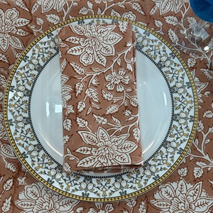 Printed Floral Cotton Linen <b>Tablecloth</b> <b>Square</b> Classic Washable Cotton <b>Tablecloth</b> <b>Square</b> Classic - Product Image 4