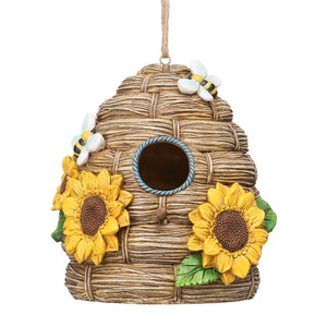 Casa para Pájaros Hecha a Mano, Ecológica y Tradicional de Madera de Sheesham con Percha - Decoración del Hogar, Madera de Palisandro India al por Mayor - Product Image 4