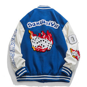 Chaquetas Varsity Personalizadas, Fabricante OEM, Chaqueta de Béisbol Estilo Universitario Premium, Mangas de Lana y Cuero para Marcas y Pedidos al por Mayor - Product Image 2