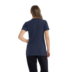 Camiseta For Level Apparel 6210 100% Algodón Ecológica y Transpirable Unisex de Ajuste Cómodo en Color Azul Marino para Hombre y Mujer - Product Image 5