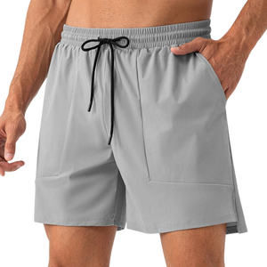 High Quality Men's Casual Fashion <b>Shorts</b> Quick-Dry Yarn Dyed Comfortable Fit Embroidered <b>Technics</b> Worsted Fabric Knee-Length - Product Image 5