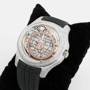 Reloj de Lujo para Hombre con Esfera Cuadrada de Cuarzo, Correa de Acero Inoxidable de 20 mm, Estilo Hip Hop, Analógico Antiguo con Piedras VVS - Product Image 2