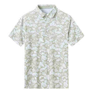 Camiseta Casual de Manga Corta para Hombre, 100% Algodón Jersey Transpirable, Diseño Sólido Verde y Blanco - Product Image 3