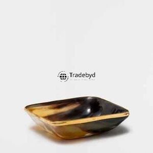 Bol en corne d'ange artisanal de luxe, élégant et décoratif, qualité supérieure par Tradebyd - Product Image 4