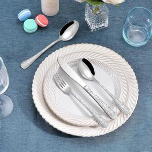 Juego de Cubiertos con Diseño Floral Grabado en Plata, Ideal para Eventos Elegantes, Hoteles, Restaurantes y Uso Doméstico, de la India - Product Image 4