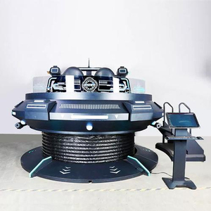360 °   Plateforme rotative combinée à un mouvement de pente verticale offre des sensations de vol dynamique inédites VR Space Ship Dish UFO - Product Image 4