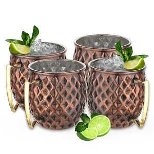 Traditional Copper Moscow Mule <b>Mugs</b> With Smooth Texture Perfect For Beverage Enjoyment In Kitchen Bar And Parties - Product Image 1