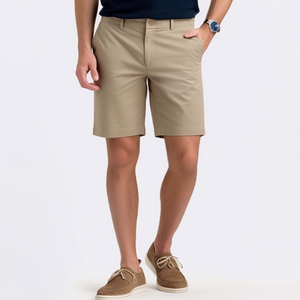 Shorts de golf chino décontractés personnalisés pour l'été, respirants, séchage rapide, couleur kaki, pour garçons et hommes, vente en gros - Product Image 4