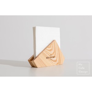 The Hungry Wooden Tissue Box Nordic Style Free <b>Standing</b> Organizer for Tabletop Use - Product Image 1