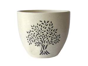 Maceta de Cerámica con Forma de Huevo para Decoración del Hogar, Moderna y Minimalista, Florero Decorativo, Adorno de Mesa para Sala de Estar, Oficina, Balcón - Product Image 4