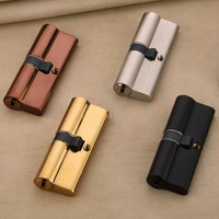 Cerradura de latón de doble cara de 80 mm de alto rendimiento para muebles, herrajes de alta resistencia para proyectos de contratistas y arquitectos.