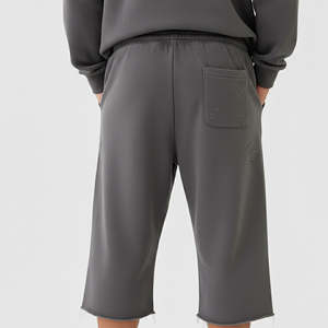 Men's Elastic Waist Cargo Shorts Summer Casual Breathable 100% Cotton Top Trending High Street Style men shorts - Product Image 3