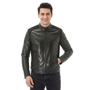 Top Sale <b>Men's</b> Premium Quality <b>Leather</b> <b>Jacket</b> Comfortable Waterproof Sheep Fur Breathable <b>jacket</b> for <b>men</b> - Product Image 1
