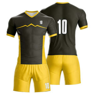 Ensemble de maillots de football pour adultes, uniforme de football pour enfants et hommes, tenue d'entraînement de football à manches courtes, maillot de football et short - Product Image 6