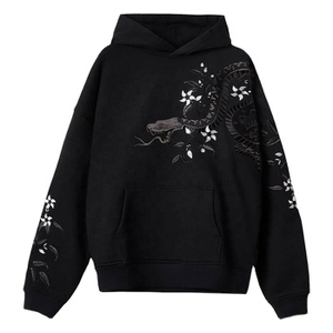 เสื้อฮู้ดซิปผู้ชายทรงปกติ ผ้าฝ้าย 100% คุณภาพพรีเมียมใหม่ สำหรับฤดูใบไม้ร่วงและฤดูหนาว ปักลาย 3 มิติ  โลโก้สั่งทำได้ สไตล์สตรีทแวร์ - Product Image 1