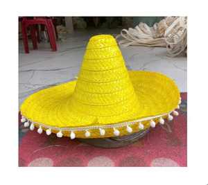 Lightweight Mexican <b>Straw</b> <b>Hat</b> for Travel Camping and Outdoor Events - Product Image 1