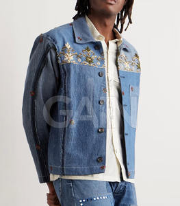 Veste d'hiver pour homme, coupe slim, fabrication professionnelle, vêtement décontracté, mode, épaisse, veste en jean pour homme, avec personnalisation - Product Image 2