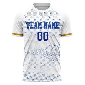 Camisetas de Fútbol Personalizadas para Clubes, Nueva Temporada, Transpirables, 100% Poliéster, Corte Automatizado, Unisex, Ropa Deportiva para Adultos, Secado Rápido - Product Image 1
