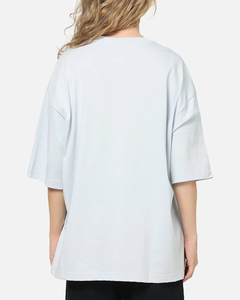 Camiseta Extra Grande Personalizada 100% Algodón, Unisex, Talla Grande, Corte Holgado Informal, Cuello Redondo, Suave y de Primera Calidad para Mujer - Product Image 5