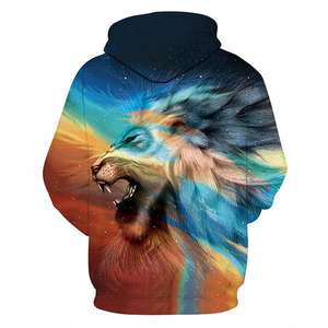 Sudadera con Capucha para Hombre, Lavado Ácido, Bordada, 100% Algodón, Antiencogimiento, Transpirable, Uso Casual, Impresión Digital, Personalizable - Product Image 2