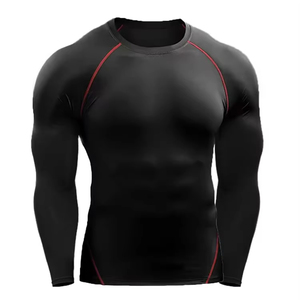 Camiseta de Compresión Personalizada para Hombre y Mujer, para BJJ, MMA, Sin Gi, Manga Larga, Secado Rápido, Elástica, para Fitness, Gimnasio, Entrenamiento Deportivo - Product Image 3