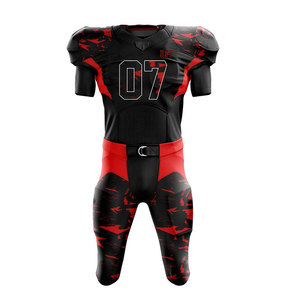 Uniforme de Fútbol Americano Personalizado de Primera Calidad, 100% Poliéster, Ropa de Equipo, Uniforme de Fútbol Americano con Logotipo Personalizado OEM - Product Image 2