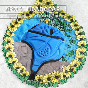 Casco Deportivo Ovalado Portátil y Transpirable de EVA Personalizado Shenochi, Casco de Protección Suave para Jóvenes Futbolistas Americanos, Porteros de Fútbol y Rugby - Product Image 2