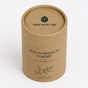 Wholesale Empty Paper Kraft Tube Box <b>Container</b> for Health Products Powder - Product Image 3