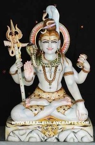 Makrana-estatua de mármol blanco, Lord Shiv Ji - Product Image 3