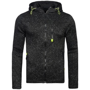 Sweat à capuche en molleton 100 % coton biologique pour homme, nouveau style automne 2025, coupe ample avec fermeture éclair unie et logo personnalisable - Product Image 2