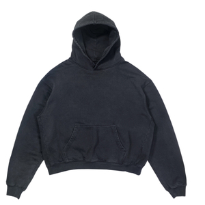 Sweat-shirts oversize pour hommes, effet délavé, style streetwear, prix usine, coton premium, molleton French Terry, fournisseur de sweats pour hommes - Product Image 1