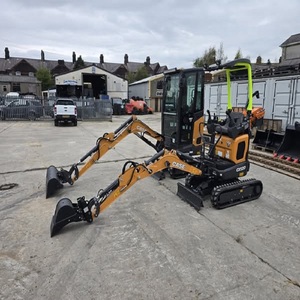 Mini-excavatrice de 1 tonne certifiée EURO 5 CE, qualité supérieure, hydraulique, sur chenilles, petite pelle pour la construction et l'agriculture - Product Image 5