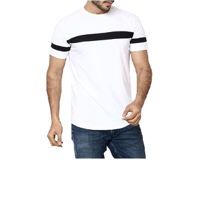 Camiseta Casual de Color Sólido Clásica para Hombre, Cómoda, Agradable al Tacto, Corte Normal, Estilo Moderno - Product Image 1