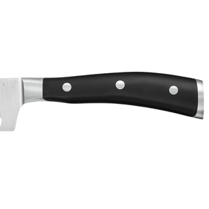 Cuchillos de Chef Premium con Hoja Curva Ancha de Acero Inoxidable y Mango Negro con Triple Remache para Cortar Carne - Product Image 5