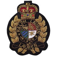 Badge de chapeau tactique sur mesure, fait main, en tissu, brodé d'une ancre, à coudre, vente en gros, insignes de blazer uniforme