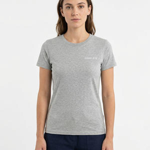เสื้อยืดคอตตอนทรงเข้ารูปสำหรับผู้หญิง แบรนด์หรู ออกแบบพิเศษ ใส่สบาย ระบายอากาศได้ดี เหมาะสำหรับฤดูร้อน คอกลม พร้อมโลโก้ - Product Image 1
