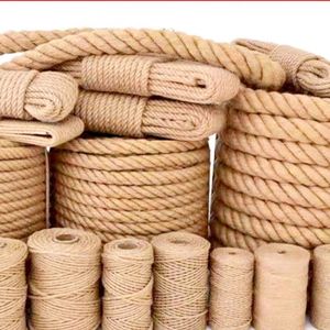 Corde en jute naturelle torsadée de haute qualité, écologique, de 10 à 12 mm - Product Image 3