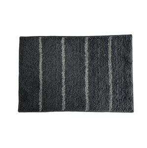Experts in Selling India-Origin Vertical Stripes <b>Bath</b> <b>Mat</b> for Home, Hotel and Office Use - Anti Skid Tufted Bathroom <b>Mats</b> - Product Image 1