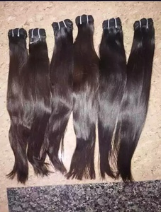 Extensiones de Cabello Humano Indio Natural Ondulado al por Mayor, Pelucas de Doble Trama a Máquina, Material Virgen Crudo, Doble Trama Ventajosa - Product Image 2