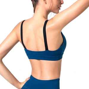 Sujetador Deportivo para Mujer, para Gimnasio, Running, Yoga, Fitness, Tejido Transpirable de Tacto Suave con Panel de Malla - Product Image 4