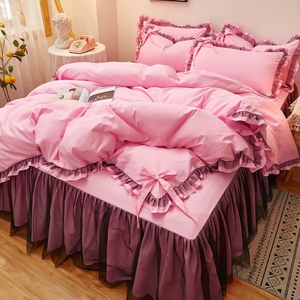 Jupe de lit décorative en tissu pour sommier, fabricant OEM ODM, jupe de lit élégante pour hôtel et maison, usage domestique, logo personnalisé - Product Image 3