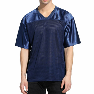 เสื้อเจอร์ซีย์ใส่เล่นกีฬาเสื้อเจอร์ซีย์สำหรับฝึกซ้อมฟุตบอลแบบอเมริกันแผงผ้าไหมซาติน - Product Image 1