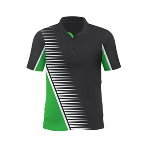 Tissu de haute qualité anti-rides, imprimé numériquement, uni, pour jeunes, pour la conception de chemises, col rond, fitness, polyester/coton, séchage rapide - Product Image 3